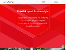 Tablet Screenshot of neomedia.ec